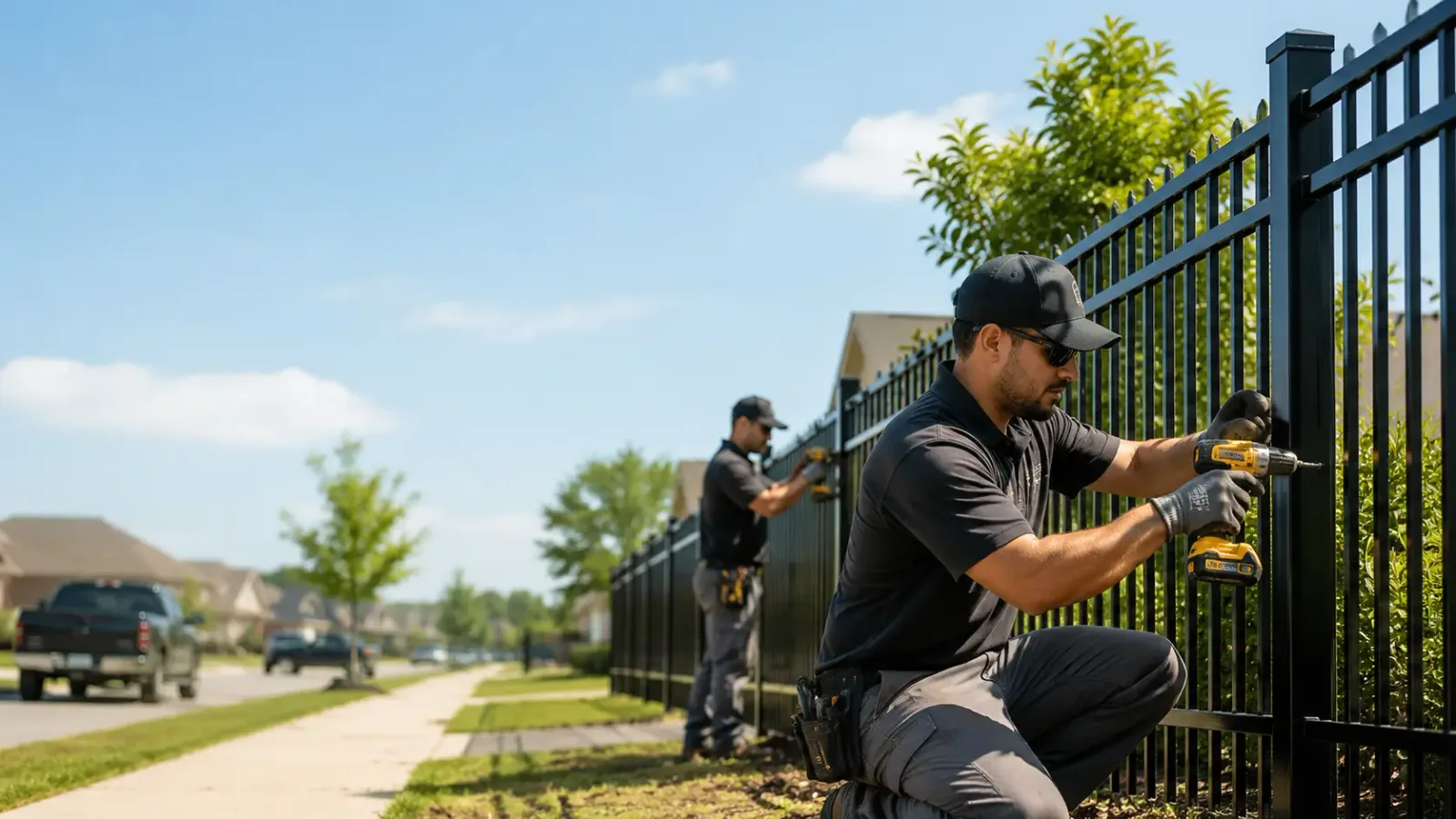 Metal Fence Installation in Castana, IA